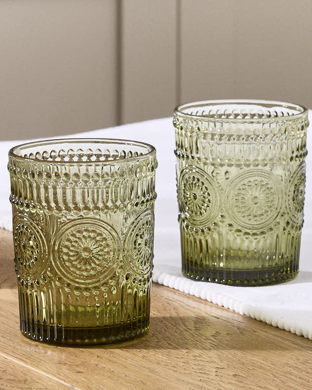 Glassware Sets - Palmas Green Glassware Collection