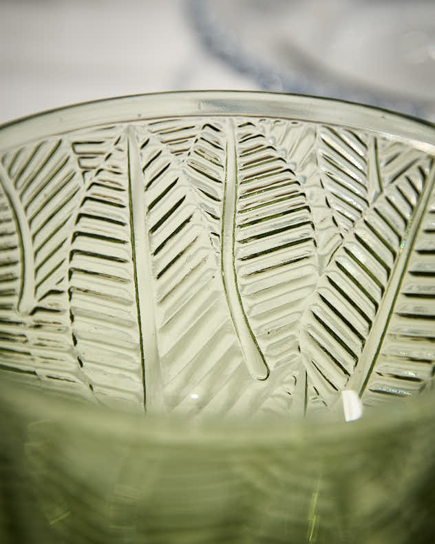 Botanical Green Leaves Cup