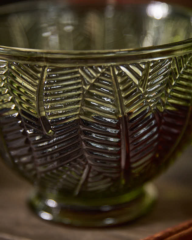 Botanical Green Leaves Cup