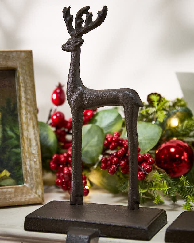 Set of 2 Reindeer Stocking Holders