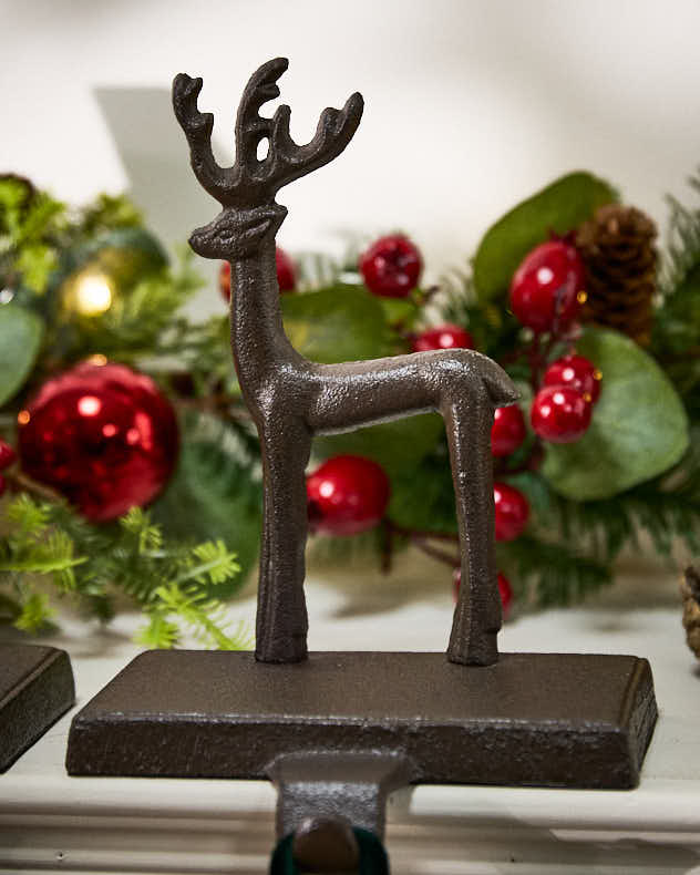 Set of 2 Reindeer Stocking Holders