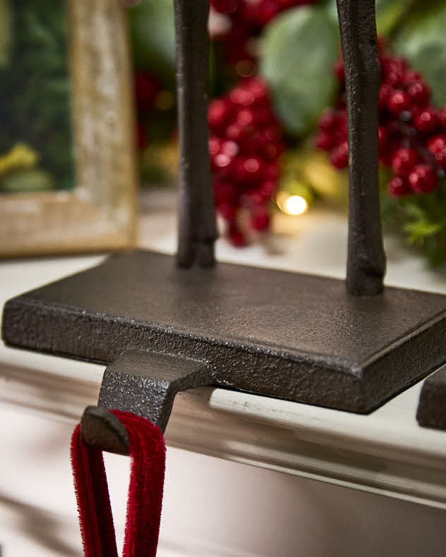 Set of 2 Reindeer Stocking Holders