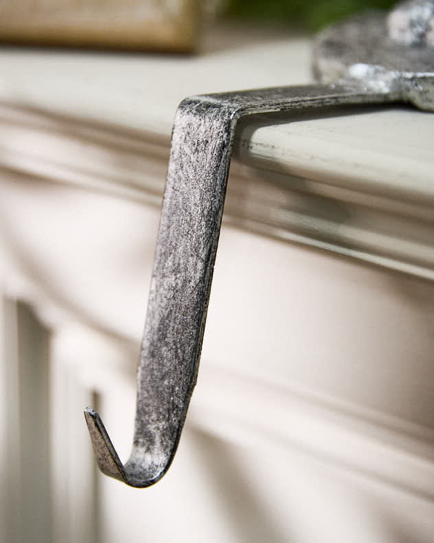 Silver Nutcracker Stocking Holder