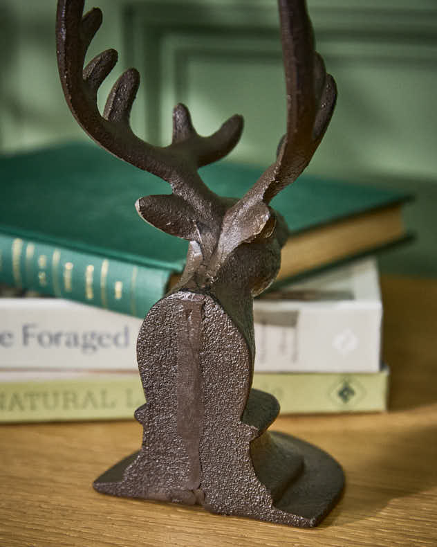 Stag Head Bookends