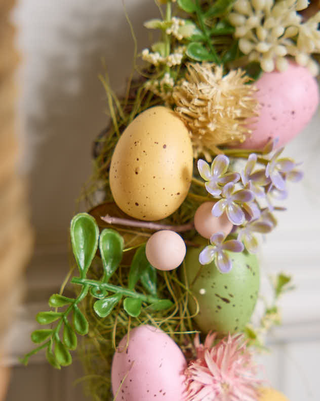 Pastel Easter Egg Wreath