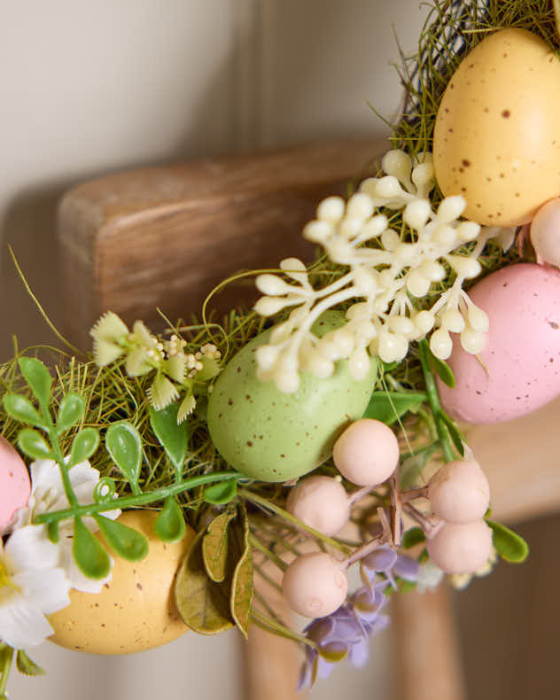 Pastel Easter Egg Wreath