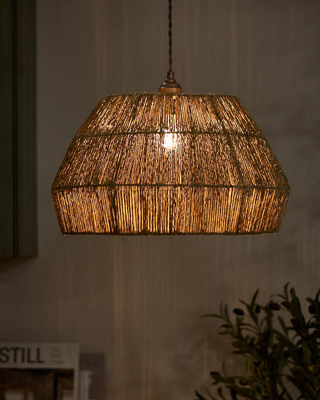 Angled Pendant Light Shade