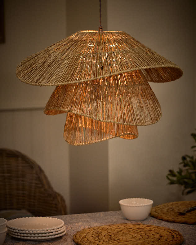 Light Shade - Fanned 3 Tier Ceiling Shade