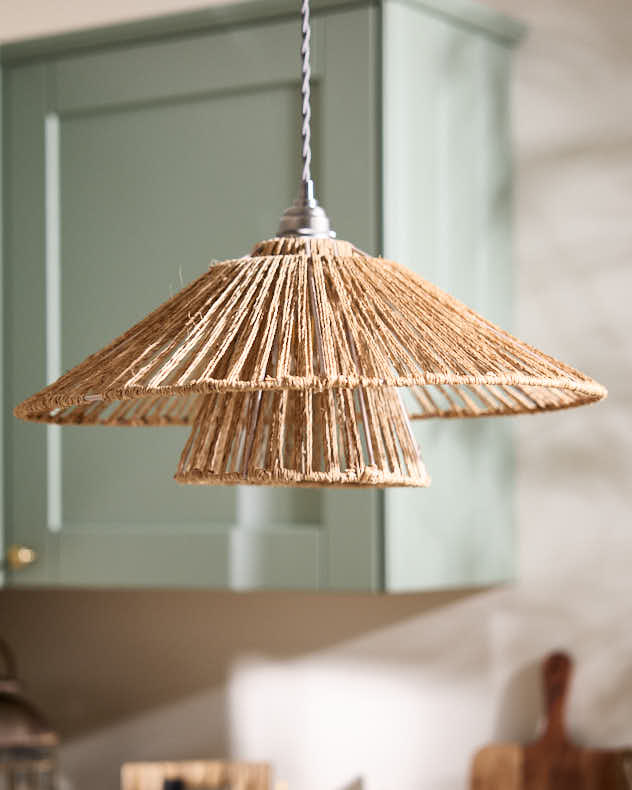 Fanned Ceiling Light Shade