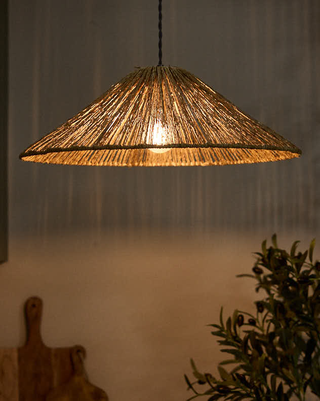 Fanned Pendant Ceiling Shade