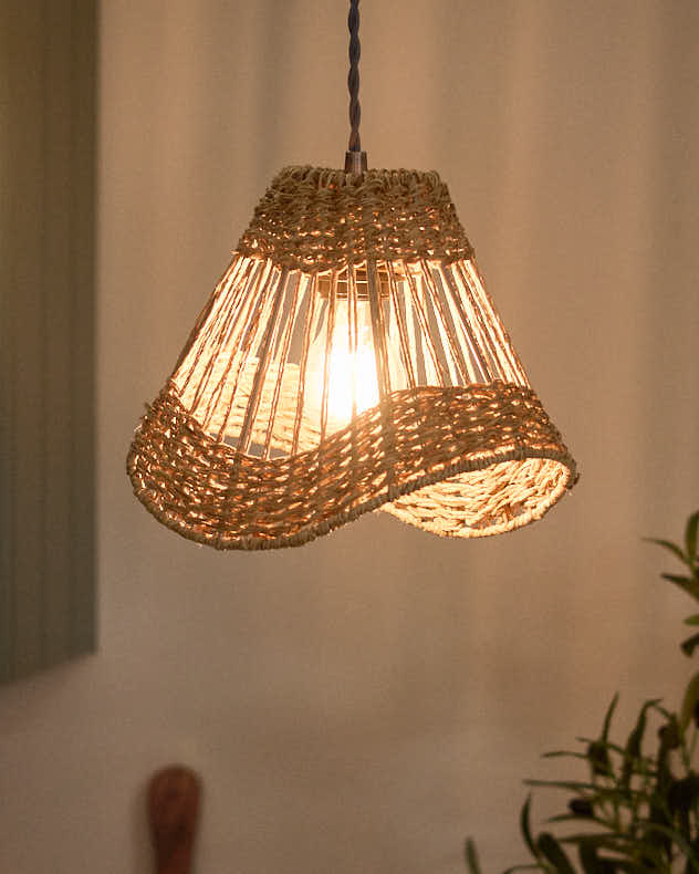 Arched Wave Ceiling Shade