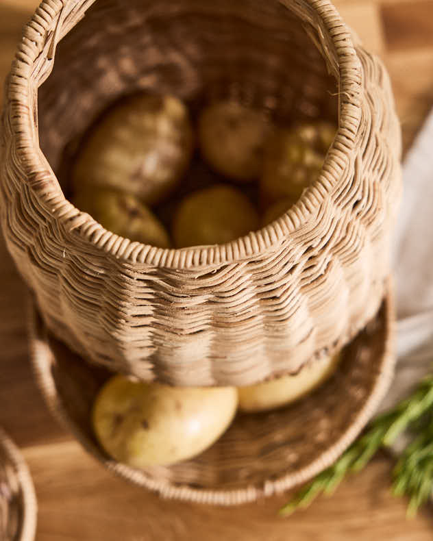 Large Woven Veg Hopper