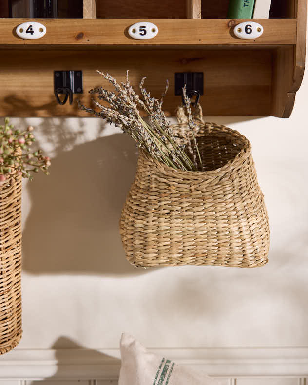Woven Sack Shaped Basket