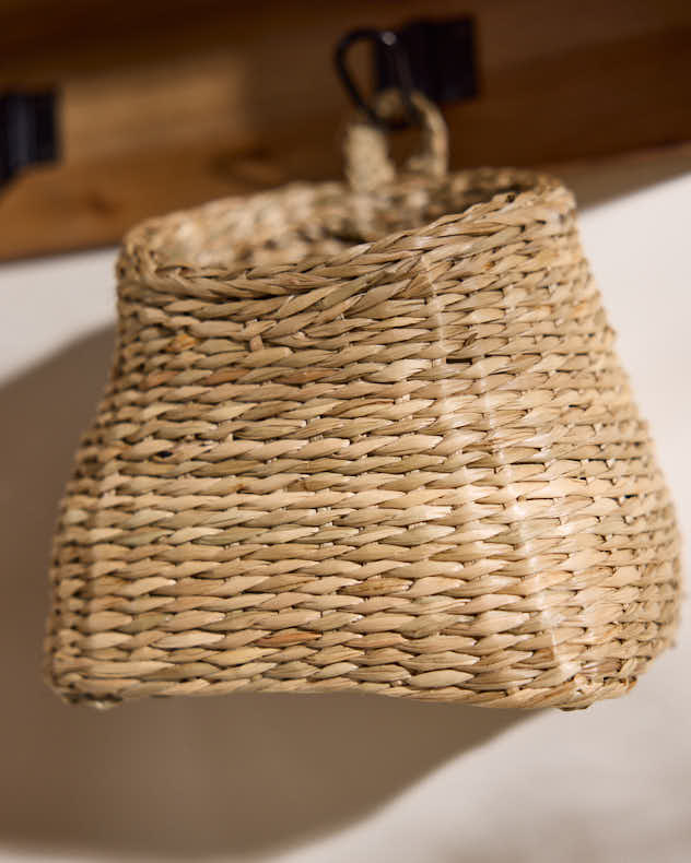 Woven Sack Shaped Basket