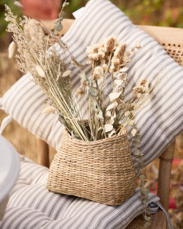 Woven Sack Shaped Basket