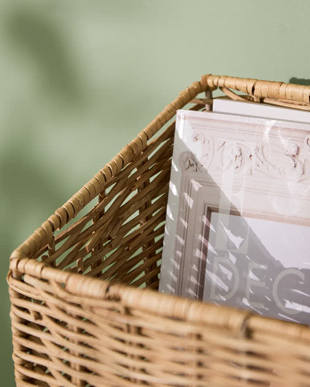 Rectangular Woven Wall Basket