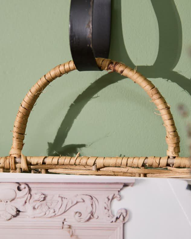 Rectangular Woven Wall Basket