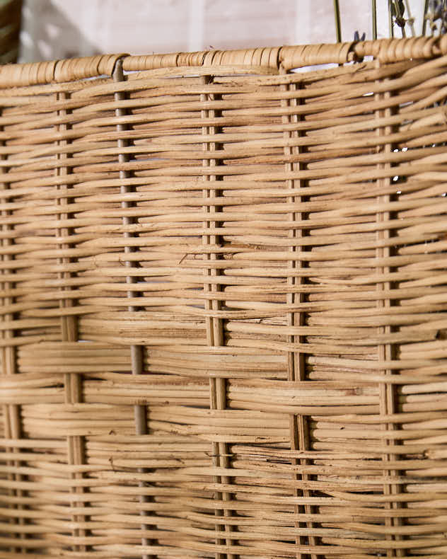 Rectangular Woven Wall Basket