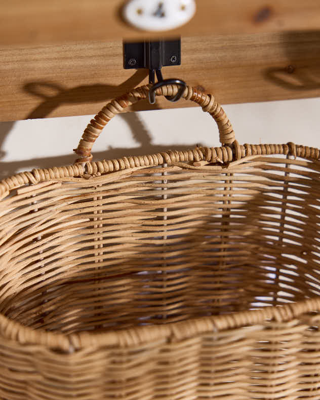 Oval Woven Wall Basket