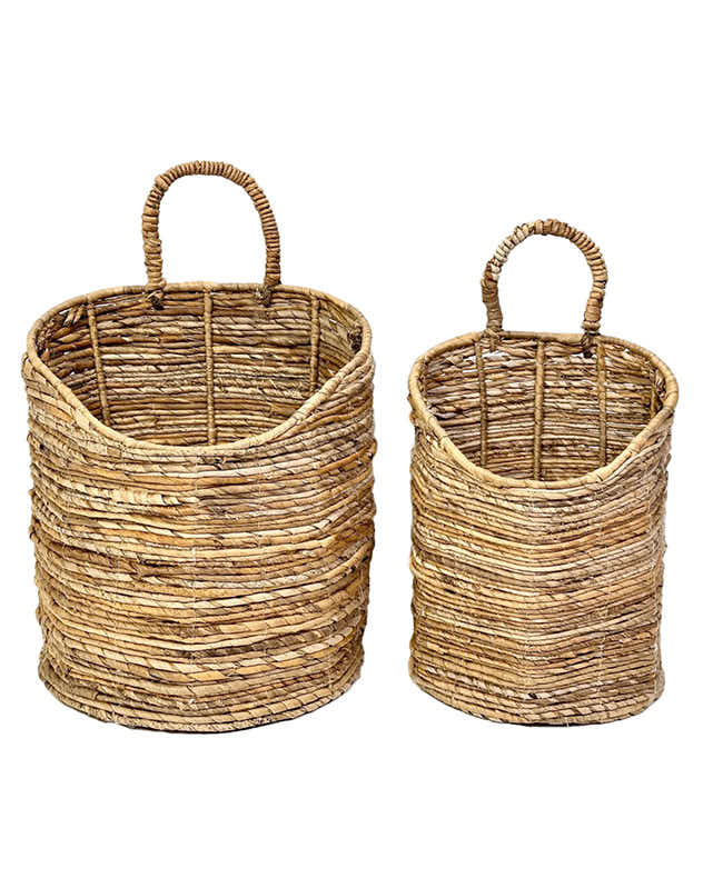 Storage Baskets - Set of 2 Long Wall Baskets