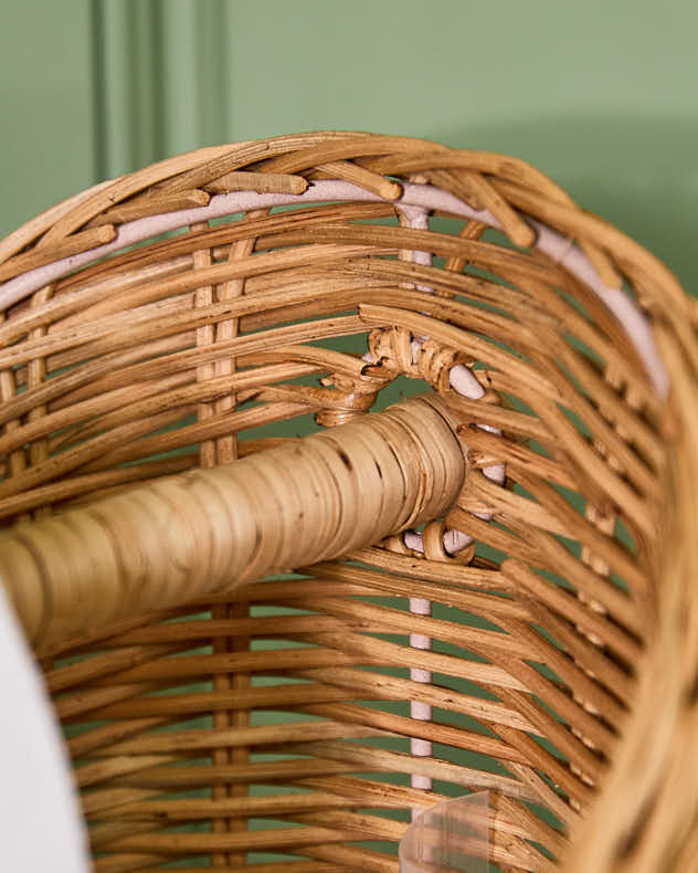 Fluted Toilet Roll Holder and Basket