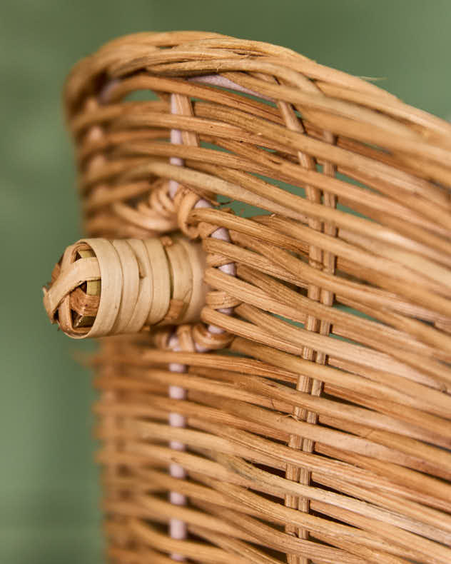 Fluted Toilet Roll Holder and Basket