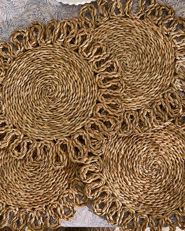 Set of 4 Loop Woven Placemats