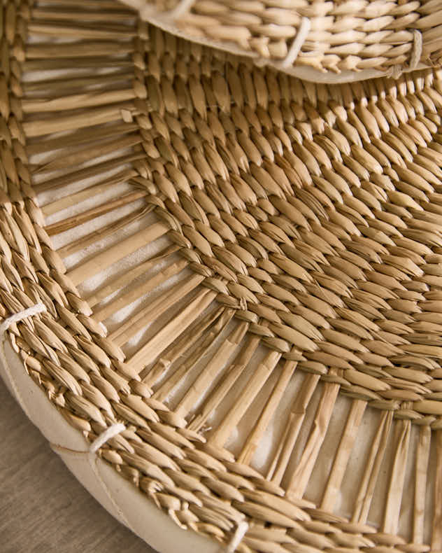 Manari Woven Round Floor Cushion