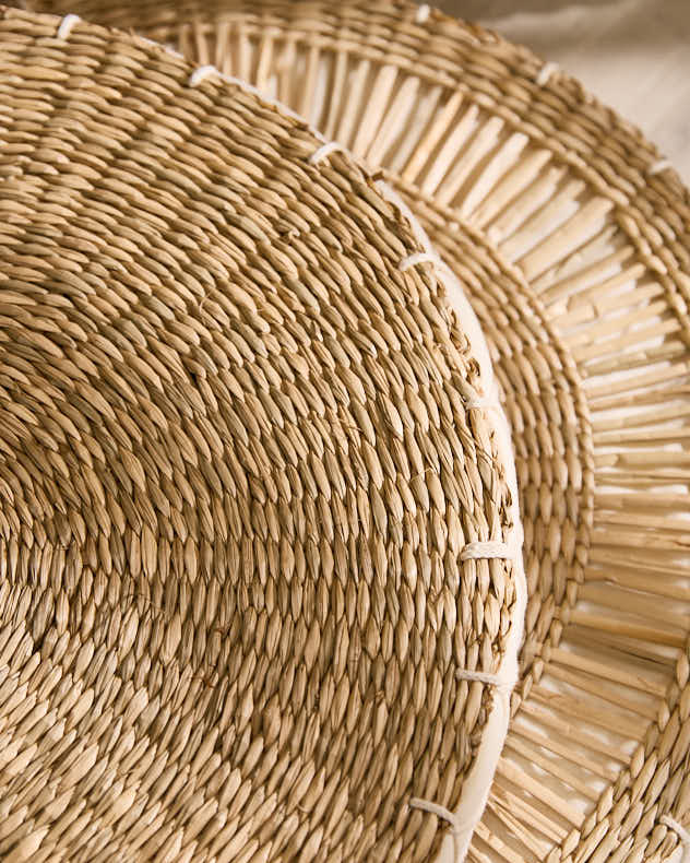 Manari Woven Round Floor Cushion