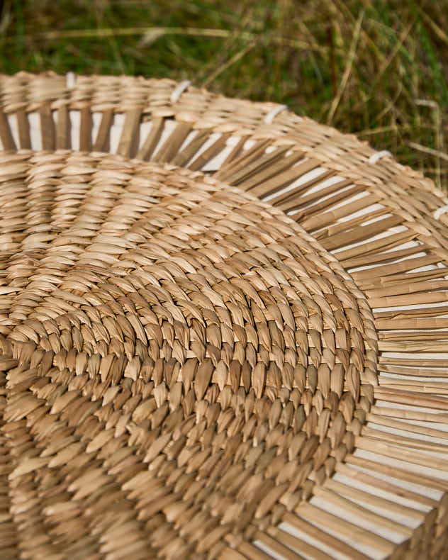 Manari Woven Round Floor Cushion