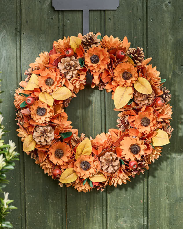 Fall Florals Autumn Wreath 43cm