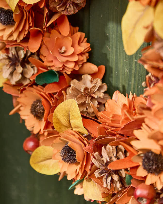 Fall Florals Autumn Wreath 43cm