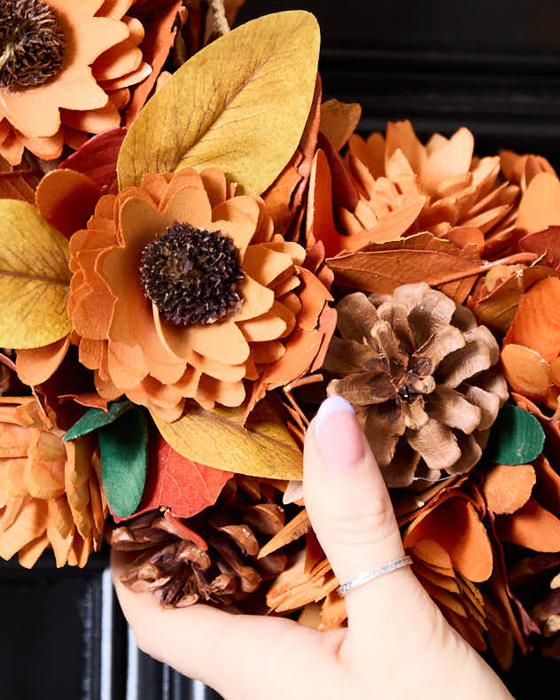 Fall Florals Autumn Wreath 43cm