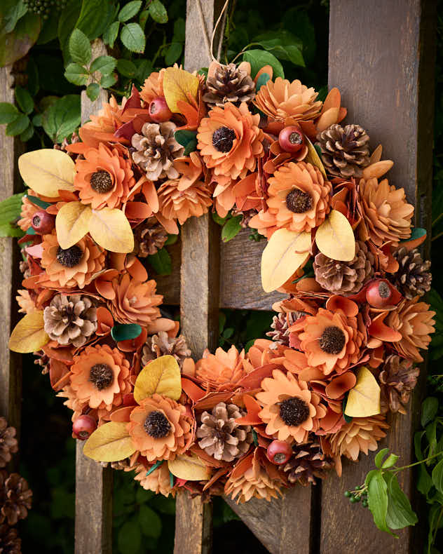 Fall Florals Autumn Wreath 43cm