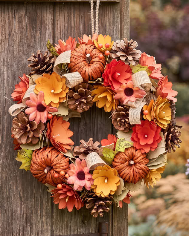 Pumpkin Patch Wreath