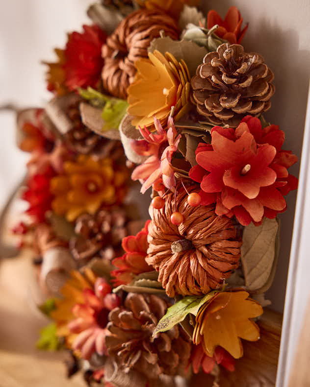 Personalised Pumpkin Patch Wreath
