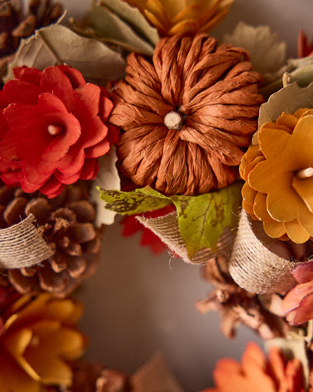 Personalised Pumpkin Patch Wreath