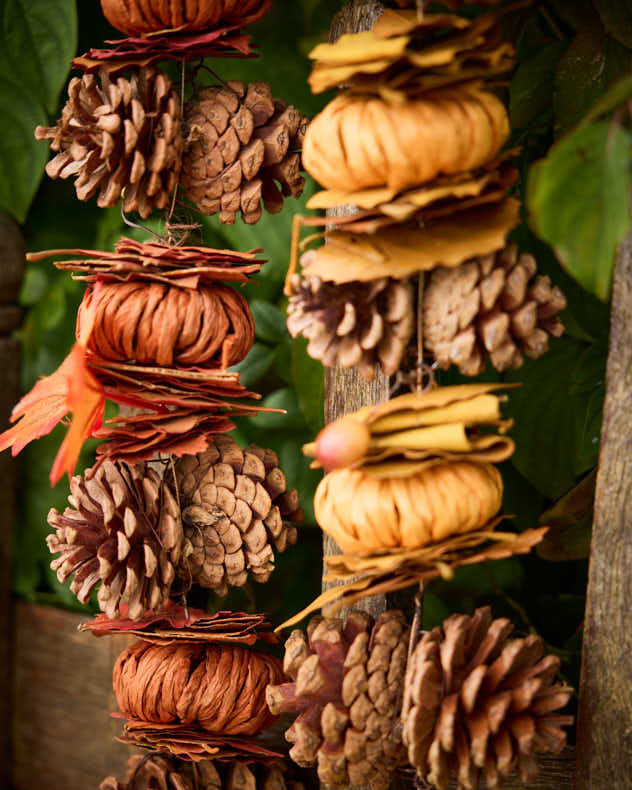 Pumpkin Patch Autumn Garland 168cm