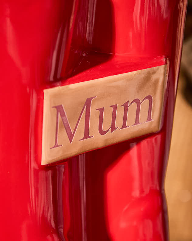 Personalised Large Red Welly Planter