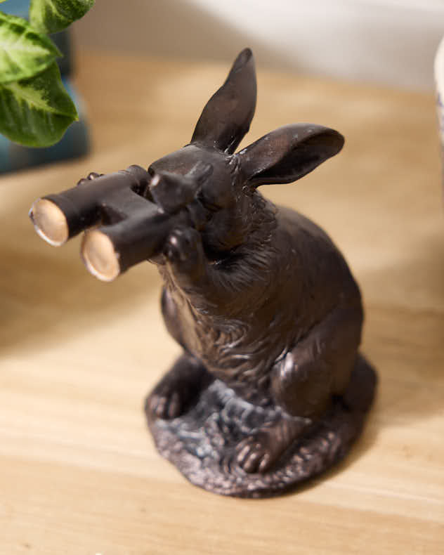 Binocular Bunny Spring Easter Ornament