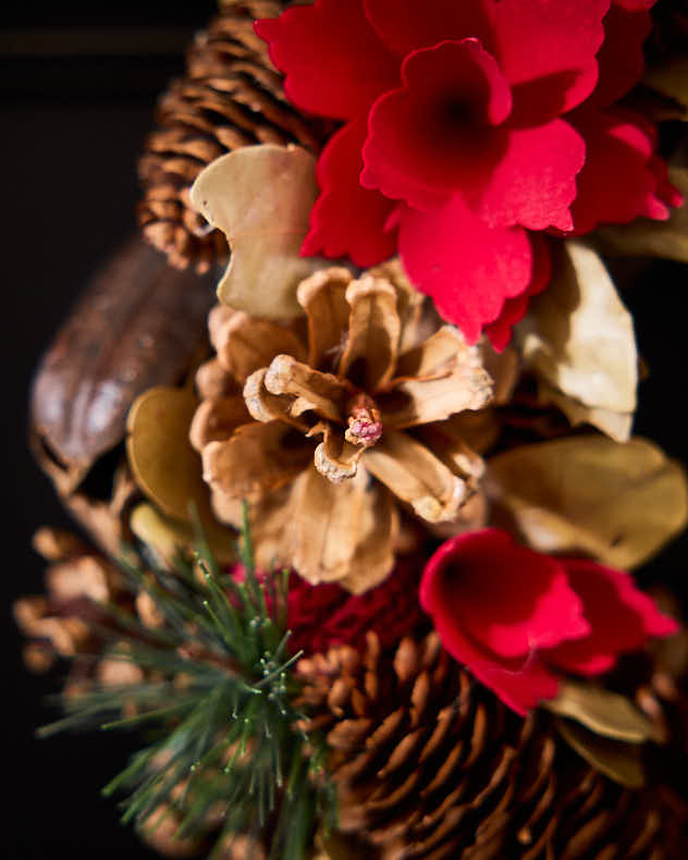 Woodland Rose Wreath 32cm