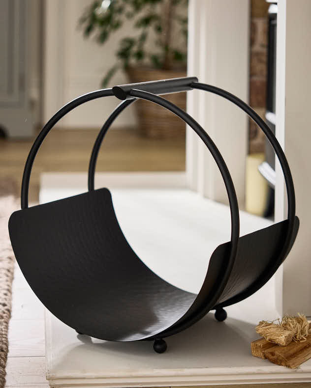 Fire log Holders & Racks - Round Log Holder