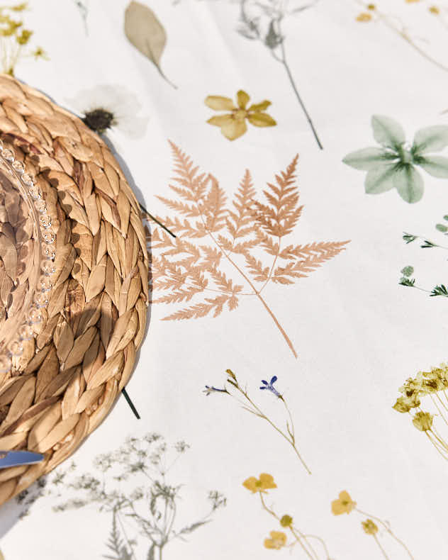 Table Cloth - Summer Wildflowers Cotton Tablecloth