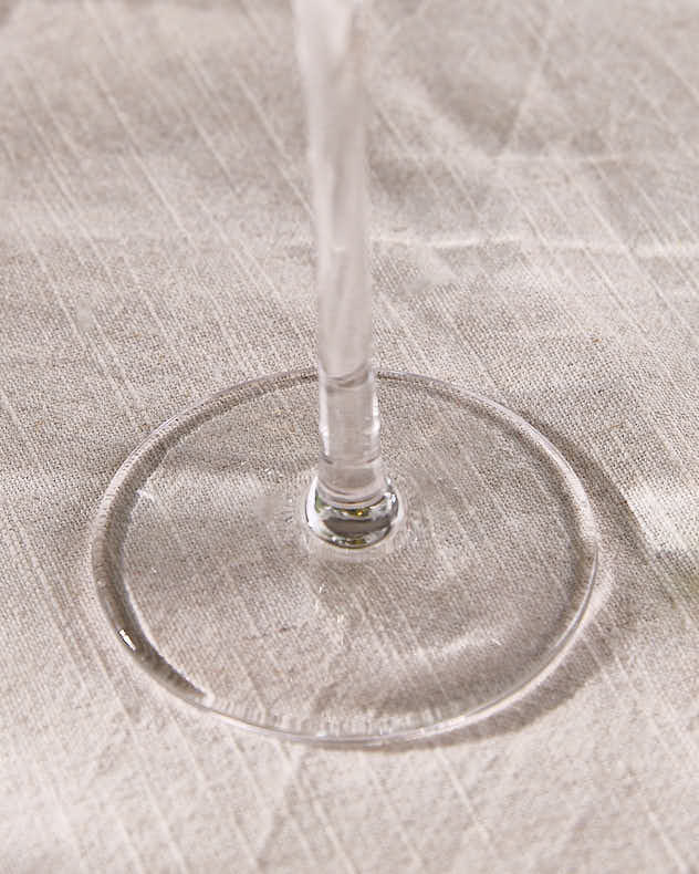 Set of 4 Ribbed Vintage Champagne flutes