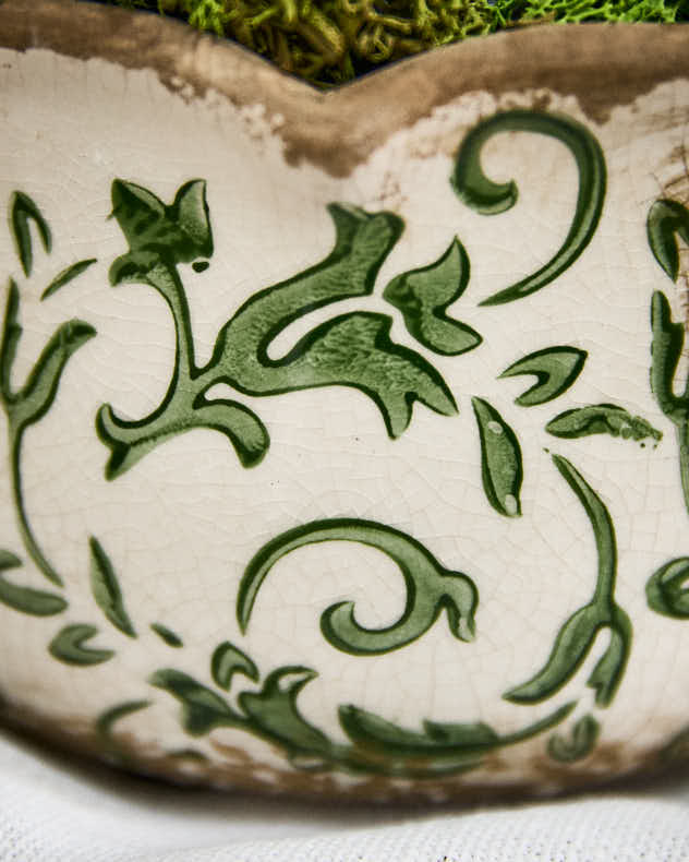 Irina Green Botanical Set of 3 Planters