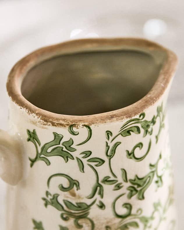 Jug Vase - Irina Green Botanical Pitcher Jug