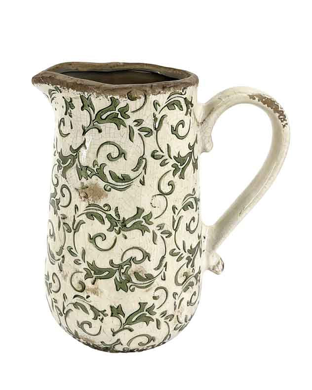 Irina Green Botanical Pitcher Jug