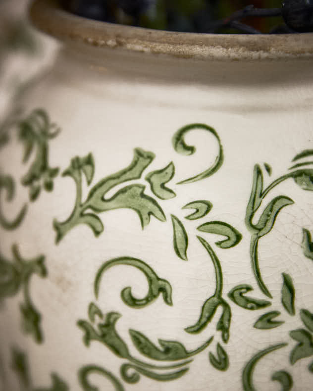 Irina Green Botanische Urnenvase