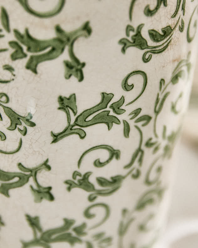 Vases Large - Irina Green Botanical Urn Vase