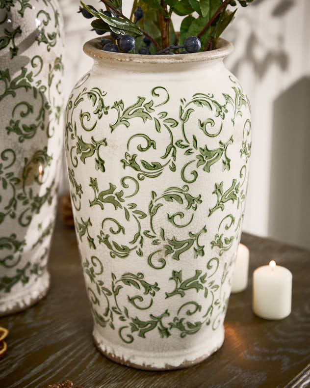 Irina Green Botanische Urnenvase